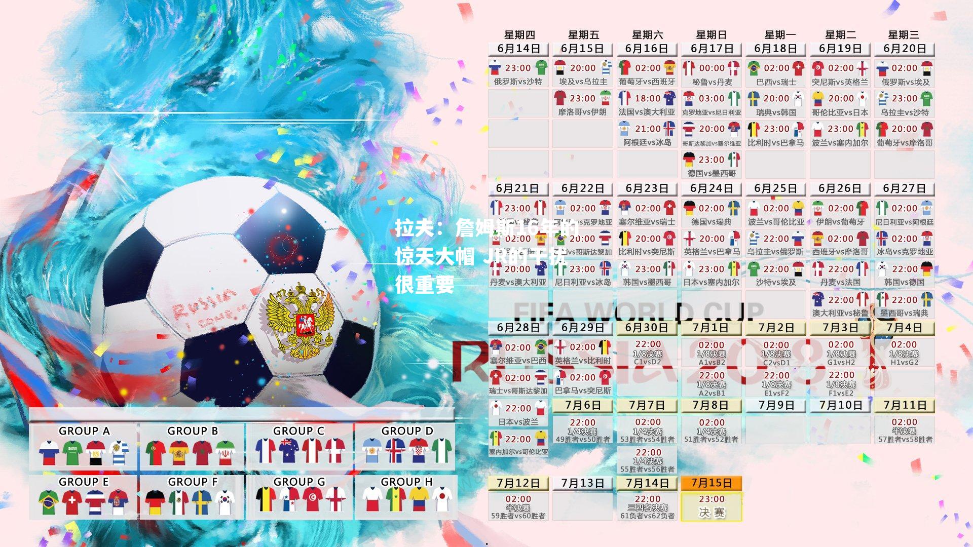 拉夫:詹姆斯16年的惊天大帽 JR的干扰很重要